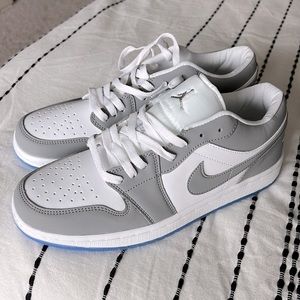 Air Jordan 1 Low White Wolf Grey